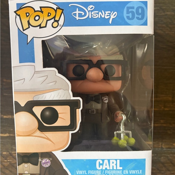 pop Other - pop Carl Vinyl Figure - Blue, Brown, Black, Green